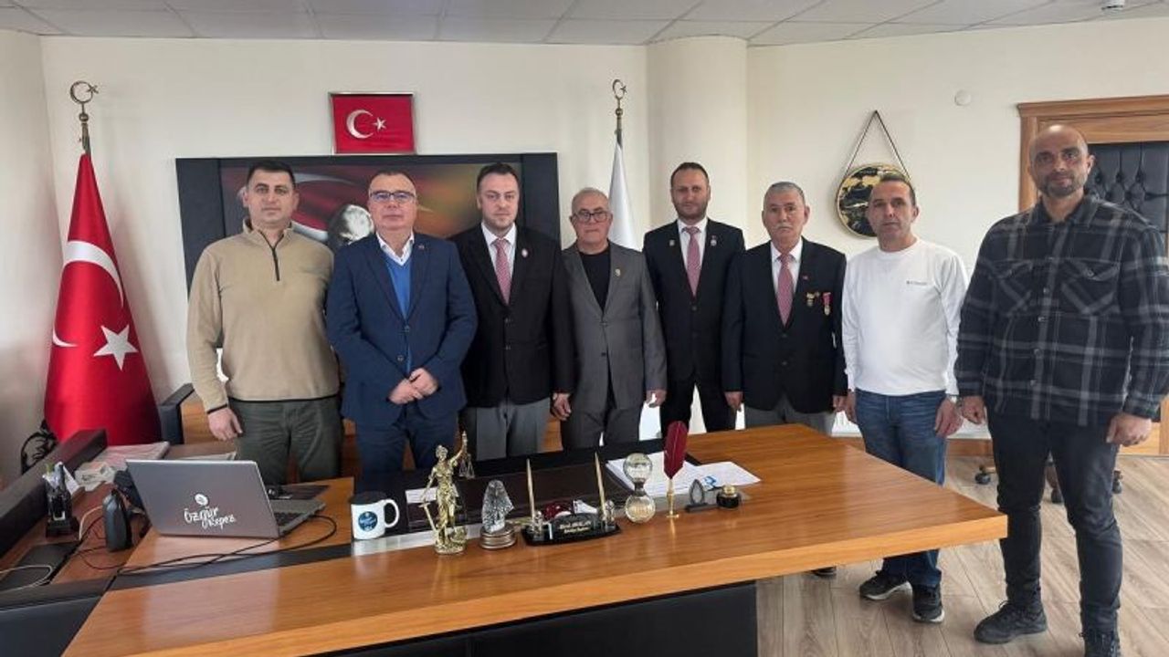 Şehit ve gazi yakınlarından Başkan Birol Arslan’a ziyaret