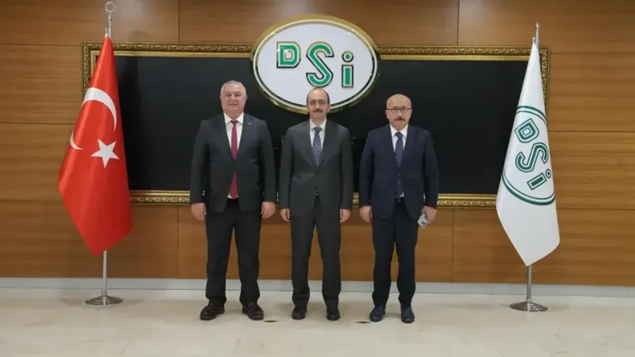 Geyikli'den DSİ Genel Müdürü Mehmet Akif Balta’ya teşekkür ziyareti