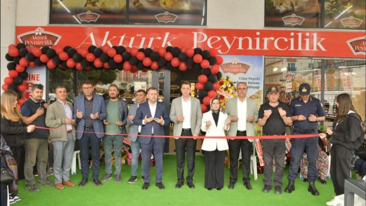 Ezine’de Aktürk Peynircilik hizmete açıldı