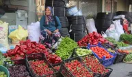 Kaz Dağları’nda yetişen organik ürünler ilçe pazarında satılıyor