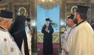 Fener Rum Patriği Bartholomeos, Gökçeada'da ayine katıldı