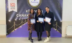 Çan Murat Köse İlkokulu Öğretmenleri eTwinning başarısını kutladı