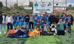 Kayadere Köyü'nde düzenlenen futbol turnuvasının yarı final maçları gerçekleşti