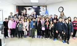 Çanakkale Koleji öğrencilerinden Başkan Arslan'a ziyaret