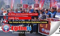Eğitim-İş Çanakkale Şubesi’nden Proje Okulları atamalarına tepki