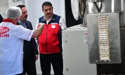 Kaymakam Kayabaşı’ndan Öz Bayramiç Tahin Helva İmalatı’na ziyaret