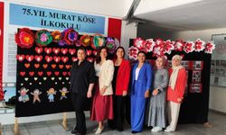 Çan Murat Köse İlkokulu’nda özel çocuklar için anlamlı sergi