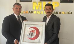 Kızılay'dan MHP Çanakkale İl Başkanlığı’na Ziyaret