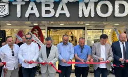 Biga’nın en büyük giyim mağazası Taba Moda açıldı
