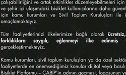 ÇABİP, Yeşilay Bisiklet Turu’ndan çekildi kendi programına devam etti