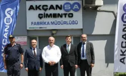 Çanakkale Valisi’nden AKÇANSA Çimento Sanayi ziyareti