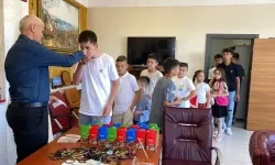 Terzialan Belediye Başkanı ile çocuklar bayram yaptı