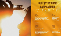 Güneş ve sıcak çarpmasına karşı alınması gereken önlemler
