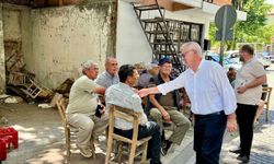 Başkan Atılgan güne esnaf ziyareti ile başladı