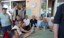 Milletvekili Uz Bursa yangınından etkilenen köylülerin yanında