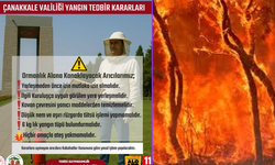Arıcılara yangın uyarısı