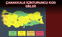 Çanakkale İçin Turuncu Kodlu yağış uyarısı!