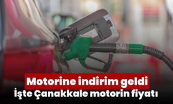 Motorine indirim geldi! İşte Çanakkale motorin fiyatı