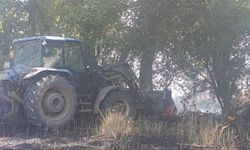 Çan’da tarla yangınında 2 ekili alan kül oldu