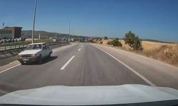 Çanakkale Organize Sanayi Çıkışında Ters Yönde Tehlikeli Sürüş