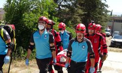 Çanakkale'de nefes kesen afet tatbikatı!