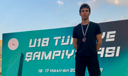 Çanakkale Belediyesporlu Hüseyin Ege Arslan Türkiye Üçüncüsü Oldu