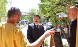 Gökçeada'da esnaf ziyaretleri!