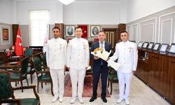 Sahil Güvenlikten Kaymakam Kayabaşı’na kuruluş yıl dönümü ziyareti