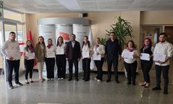 Hastane personeli onurlandırıldı