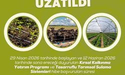 Kırsal Kalkınma Desteklerinde Başvuru Süresi Uzatıldı