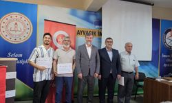 Müftü Topçu Ayvacık'taydı