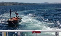 Çanakkale Boğazı'nda heyecanlı anlar!