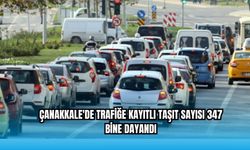 ÇANAKKALE'DE TRAFİĞE KAYITLI TAŞIT SAYISI 347 BİNE DAYANDI