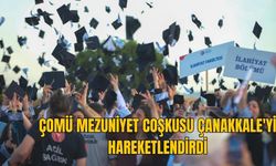 ÇOMÜ Mezuniyet Coşkusu Çanakkale'yi Hareketlendirdi