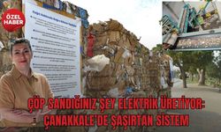 Çöp sandığınız şey elektrik üretiyor: Çanakkale’de şaşırtan sistem