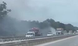 Hızla büyüyen yangını itfaiye ekipleri söndürdü
