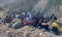 Ayvacık’ta 30 kaçak göçmen yakalandı