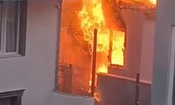 Küçükkuyu'da ev yangını: 1 kişi yaralandı