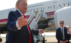 ABD Başkanı Donald Trump’ı taşıyan uçak Ankara’ya iniş yaptı