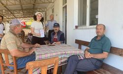 Ezine'de köy köy KKKA ve sıtma bilgilendirmesi!