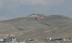 Ambulans helikopter kalp hastası için havalandı