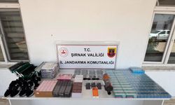 Kaçakçılık operasyonu: Silah, sigara ve milyonluk kaçak ürün ele geçirildi