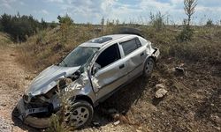 Gördes çevre yolunda kaza: 1 yaralı