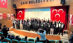 MHP Çan İlçe Başkanlığı'nda Mehmet Emre dönemi