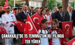 Şehitler Diyarı Çanakkale'de 15 Temmuz ruhu yeniden yaşatıldı