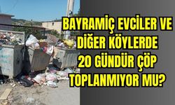 Bayramiç Evciler Köyü'nde çöp krizi vatandaşı isyan ettirdi