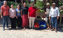 Biga İlçe Tarım Müdürü Fevzi Atmaca Hacıpehlivan Köyü'nde üreticilerle buluştu