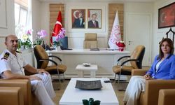 Sahil Güvenlik Batı Marmara Grup Komutanı'ndan İl Millî Eğitim Müdürü Mine Hayta'ya ziyaret