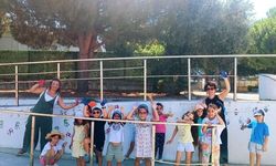 Kepez’de Miniklerin Renkli Dokunuşları Park Duvarlarını Süsledi