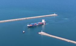 Dronla vurulan Türk gemisi Samsun'da